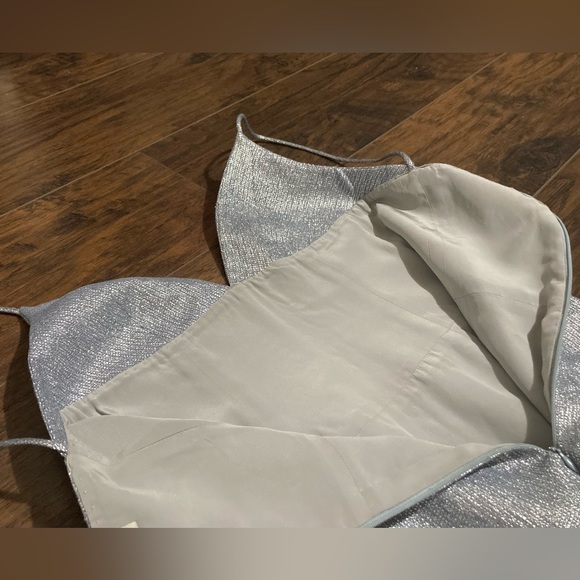 ASO RARE Lorelai Gilmore Girls Ice Blue Sparkly Formal Dress Vintage Y2K 00s - Picture 10 of 16